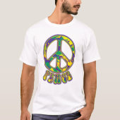 Hippie Peace Symbol T-shirt (Voorkant)