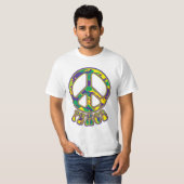 Hippie Peace Symbol T-shirt (Voorkant volledig)