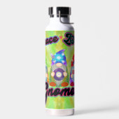 Hippie Peace Tie Dye Gnomes Love Tumbler Bottle Waterfles (Links)