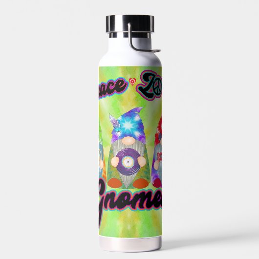 Hippie Peace Tie Dye Gnomes Love Tumbler Bottle Waterfles (Links)
