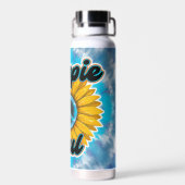 Hippie Peace Tie Dye Soul Tumbler Bottle Waterfles (Achterkant)