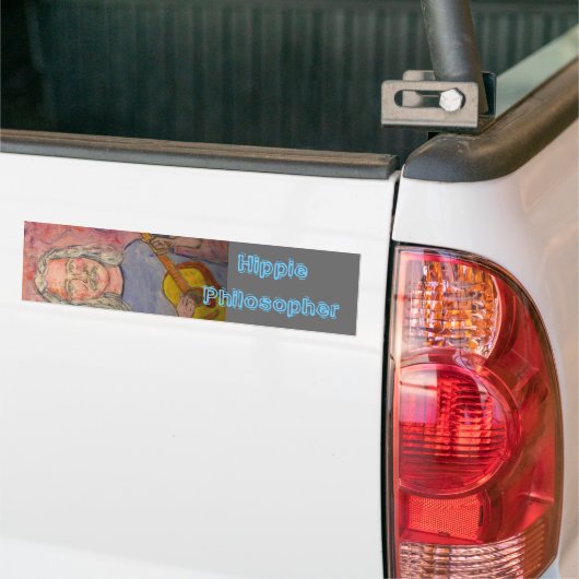 Hippie Philosopher Bumpersticker (Op Truck)