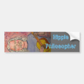 Hippie Philosopher Bumpersticker (Voorkant)