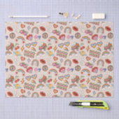 Hippie-pictogrampatroon Tissuepapier (Craft)