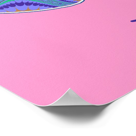 Hippie Pong Ping Pong Poster (Hoek)