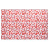 Hippie Poppy Flowers Red Pink Floral Pattern Stof (Fat Quarter)