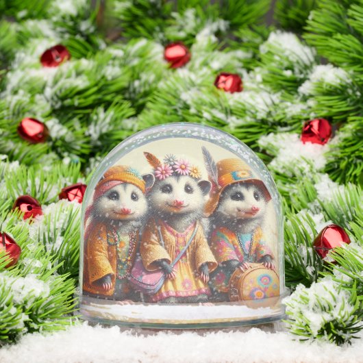 Hippie Possum Vrienden Sneeuwbol (Kerstmis)