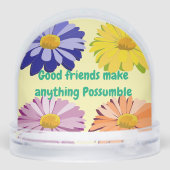 Hippie Possum Vrienden Sneeuwbol (Achterkant)