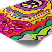 Hippie Poster Print Afbeelding (Hoek)