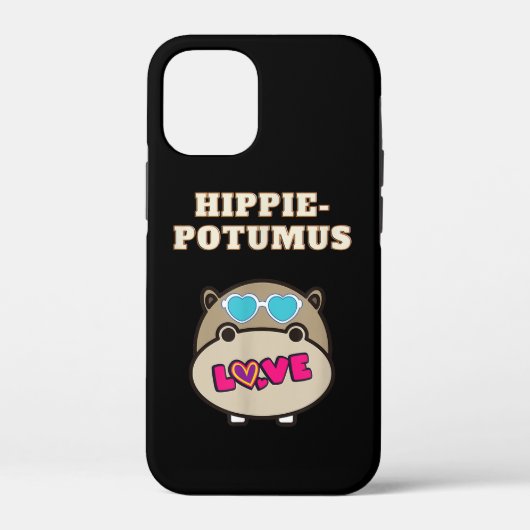 Hippie Potumus Baby Hippopotamus Lover Case-Mate iPhone Case (Achterkant)