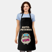 Hippie Potumus Baby Hippopotamus Lover Schort (Gedragen)