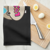 Hippie Potumus Baby Hippopotamus Lover Theedoek (Quarter Fold)