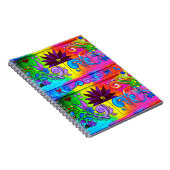 hippie psychedelic groovy notebook notitieboek (Rechterzijde)