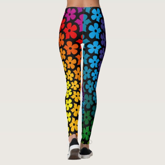 Hippie Psychedelic Patterned van 60 | LEGGINGS (Achterkant)