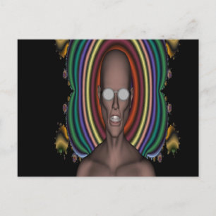 Hippie Punk Briefkaart