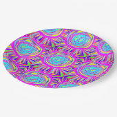 Hippie Retro chill out abstracte kunst Papieren Bordje (Gekanteld)