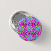 Hippie Retro chill out abstracte kunst Ronde Button 3,2 Cm (Voorkant /achterkant)