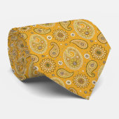 Hippie Retro Gele Paisley Das (Opgerold)