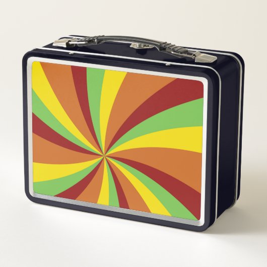  Hippie Retro Style Swirls Patroon (Achterkant)