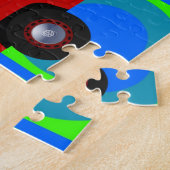 HIPPIE RETRO VAN JIGSAW PUZZLE LEGPUZZEL (Zijkant)