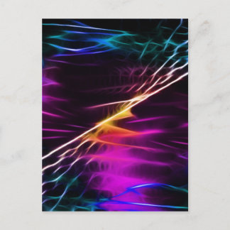 Hippie roze en paarse liefdesvrede briefkaart