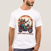 hippie-ruiters t-shirt (Voorkant)