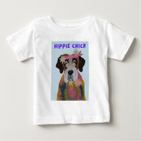 Hippie Saint Bernard Meisje