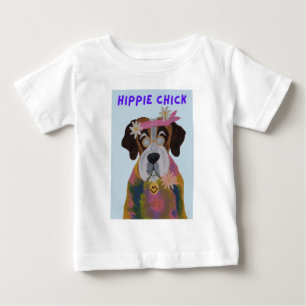 Hippie Saint Bernard Meisje