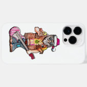 Hippie Santa Case-Mate iPhone Case (Achterkant (horizontaal))