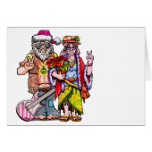 Hippie Santa Couple (Voorkant Horizontaal)