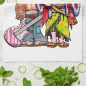 Hippie Santa Couple Theedoek (Gevouwen)