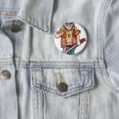 Hippie Santa Ronde Button 5,7 Cm (In situ)