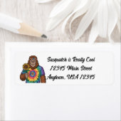 Hippie Sasquatch Etiket (Insitu)