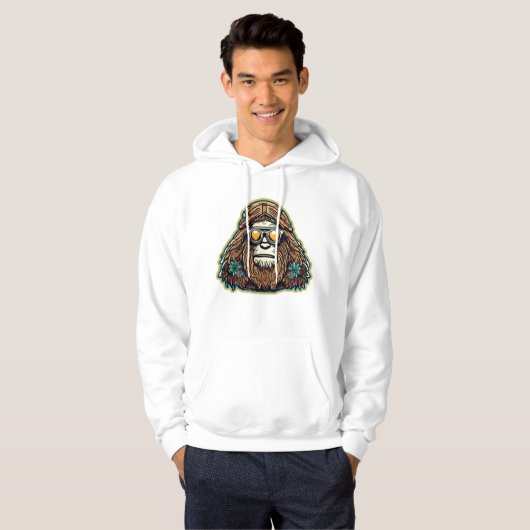 Hippie Sasquatch Hoodie (Voorkant volledig)