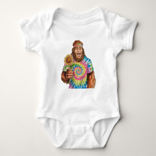 Hippie Sasquatch met zonnebloem Romper