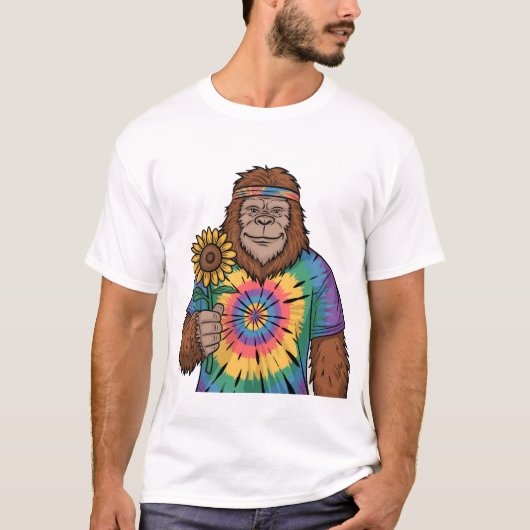 Hippie Sasquatch T-shirt (Voorkant)