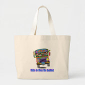 Hippie School Bus Grote Tote Bag (Voorkant)