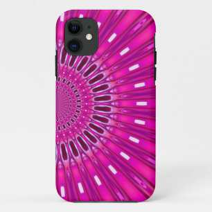 Hippie-scopes Tie Dye Pink Modern Batik iPhone 11 Hoesje