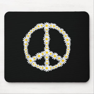 Hippie Sign Flowers Anti-war Logo Daisies Peace Si Muismat