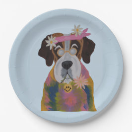 Hippie Sint-Bernard Papieren Bordje