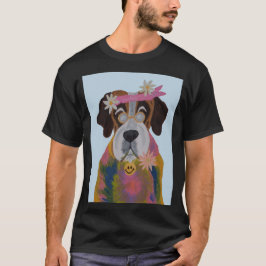 Hippie Sint Bernard T-shirt