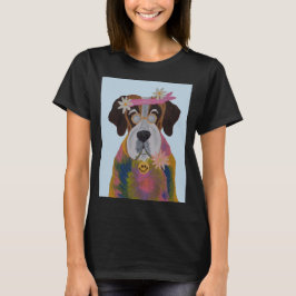 Hippie Sint Bernard T-shirt