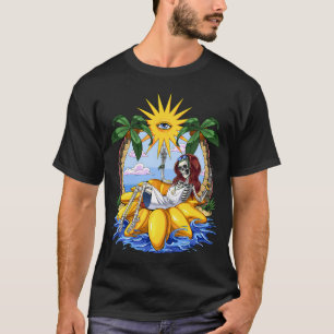 Hippie Skelet Zomer T-shirt