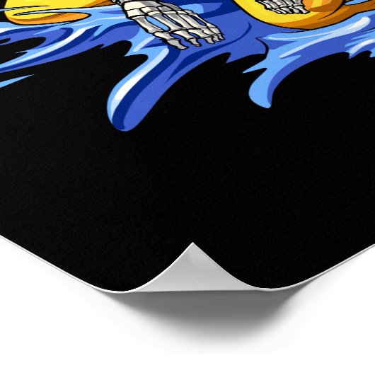 Hippie Skeleton Summer Poster (Hoek)