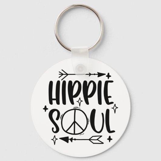 Hippie Sleutelhanger (Voorkant)