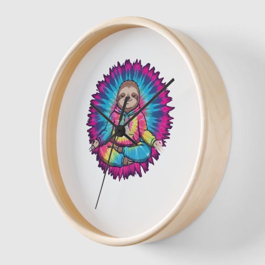 Hippie Sloth Peace Sign Tie-Dy (Hoek)