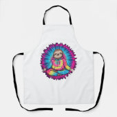 Hippie Sloth Peace Sign Tie-Dy Schort (Voorkant)