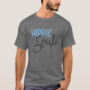 Hippie Soul Blijf Trippy 70S Style Psychedelic Vin T-shirt