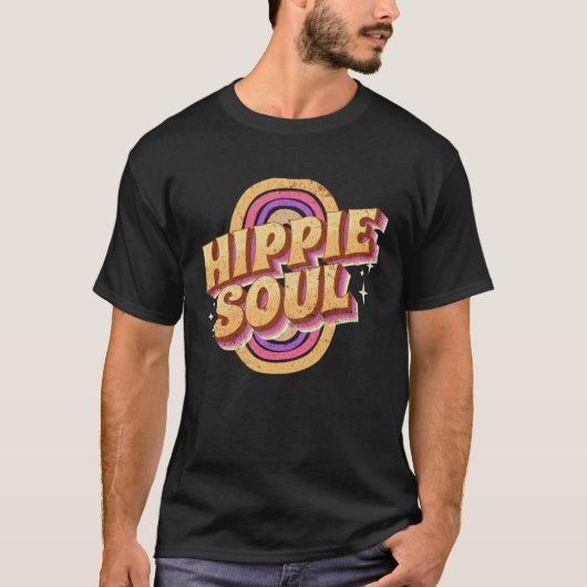 Hippie Soul   Hippie T-shirt (Voorkant)