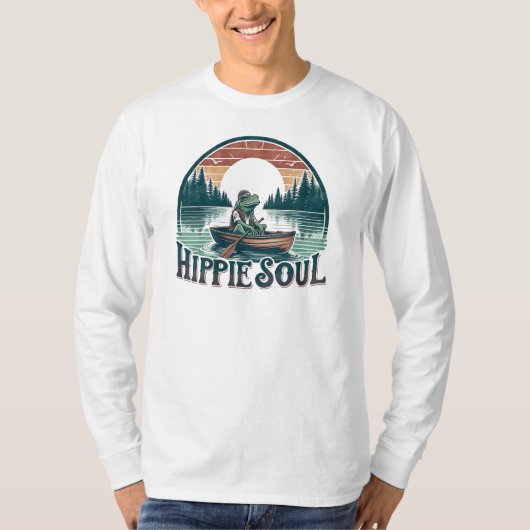 Hippie Soul T-shirt met lange mouwen (Voorkant)
